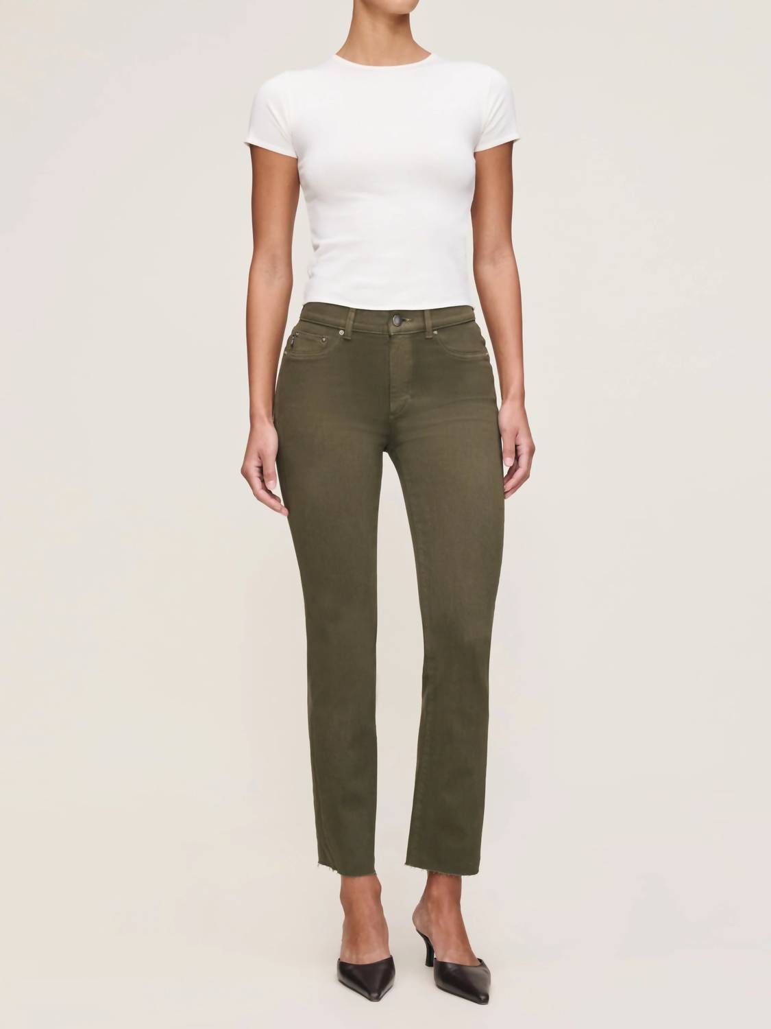 Dl1961 - Women'S - Mara Straight Mid Rise Instasculpt Ankle Jeans