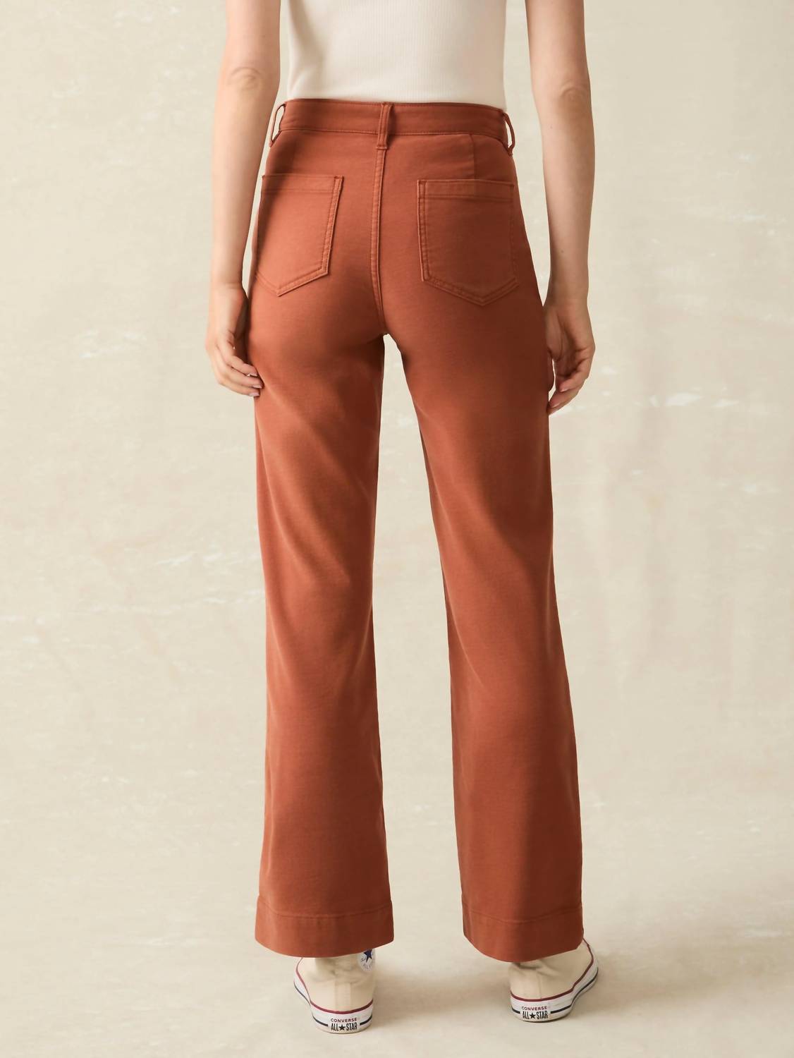 Faherty - Terry Patch Pocket Wide-leg Pants