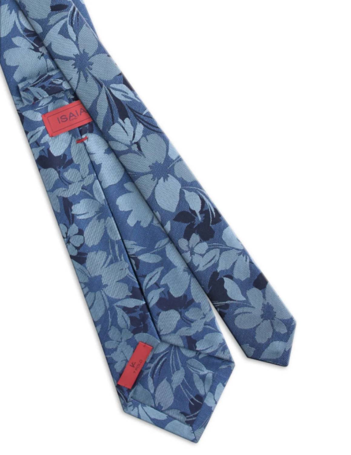 Isaia - Men's Silk And Linen 7 Fold Tie
