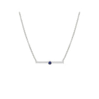 Gold & Honey - Women's Lapis Bar Necklace