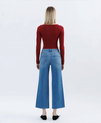 Flying Monkey - Jubilation High Rise Wide Leg Jeans