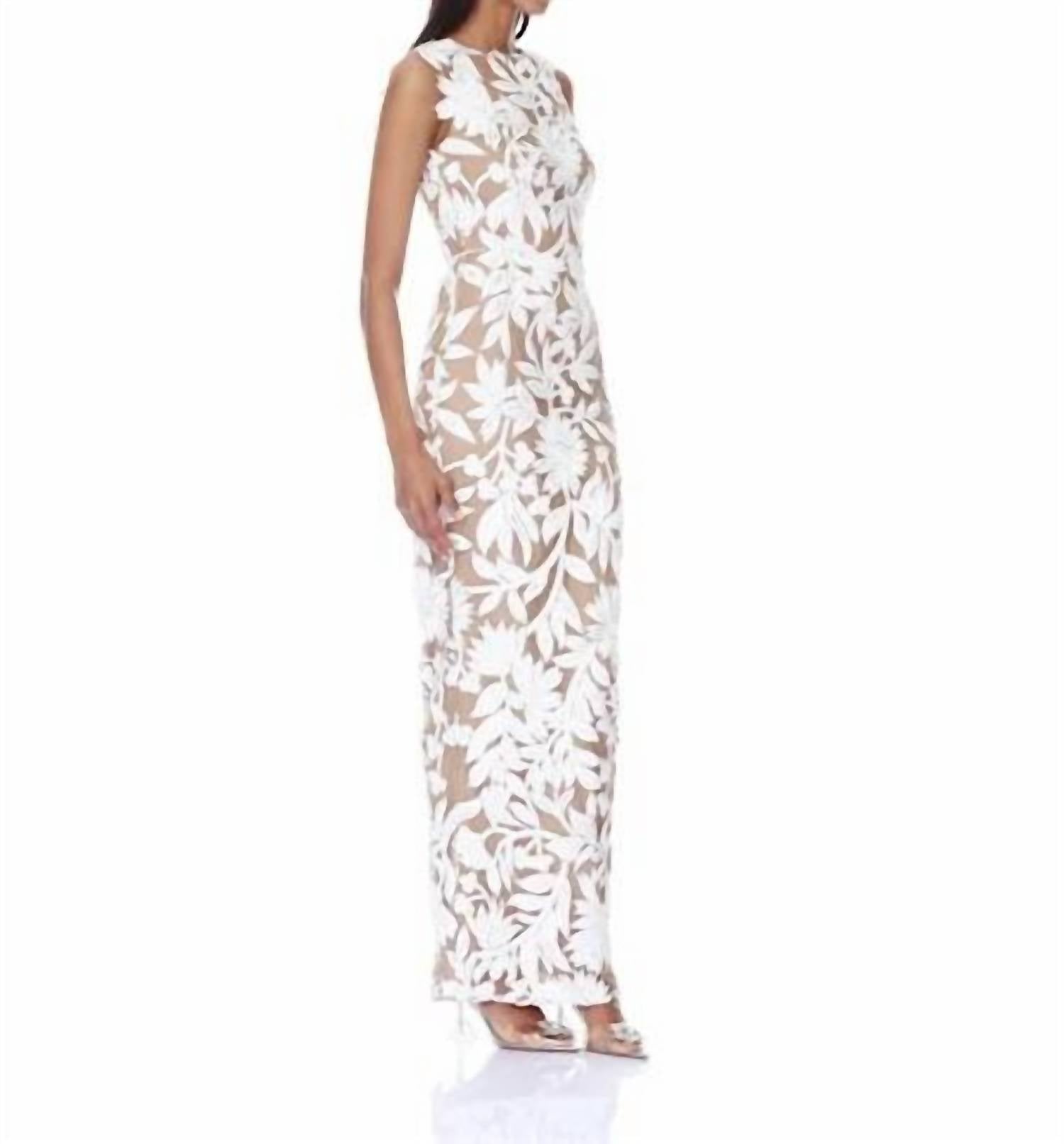Bronx And Banco - Violet Sequin Embellished Gown