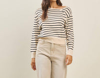 Able - Asymmetric Stripe Sweater