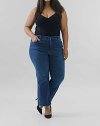 Nydj - Waist Match High Rise Major Wide Leg Jeans - Plus