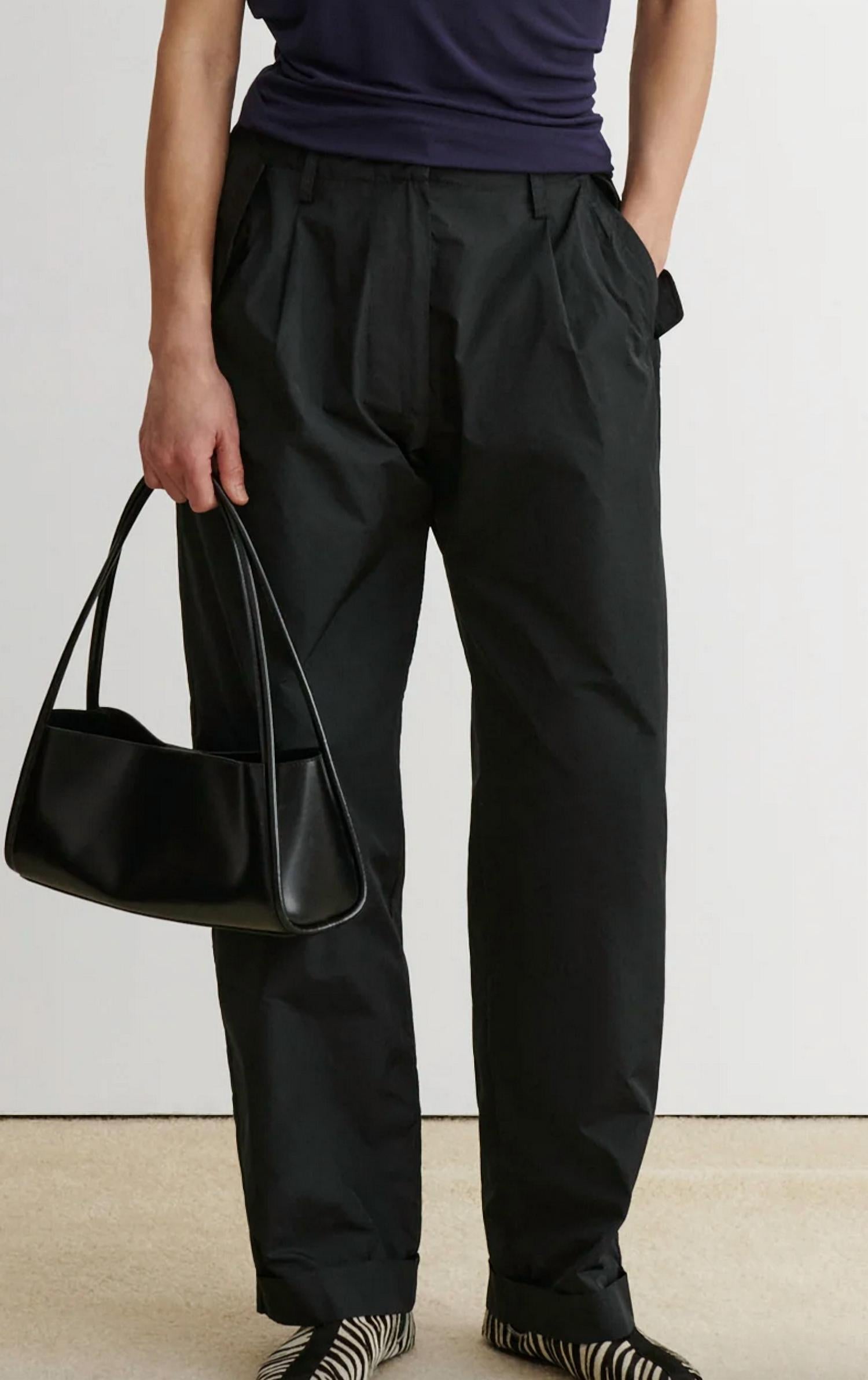 RACHEL COMEY Bending Straight Leg Pants in black - women's pants