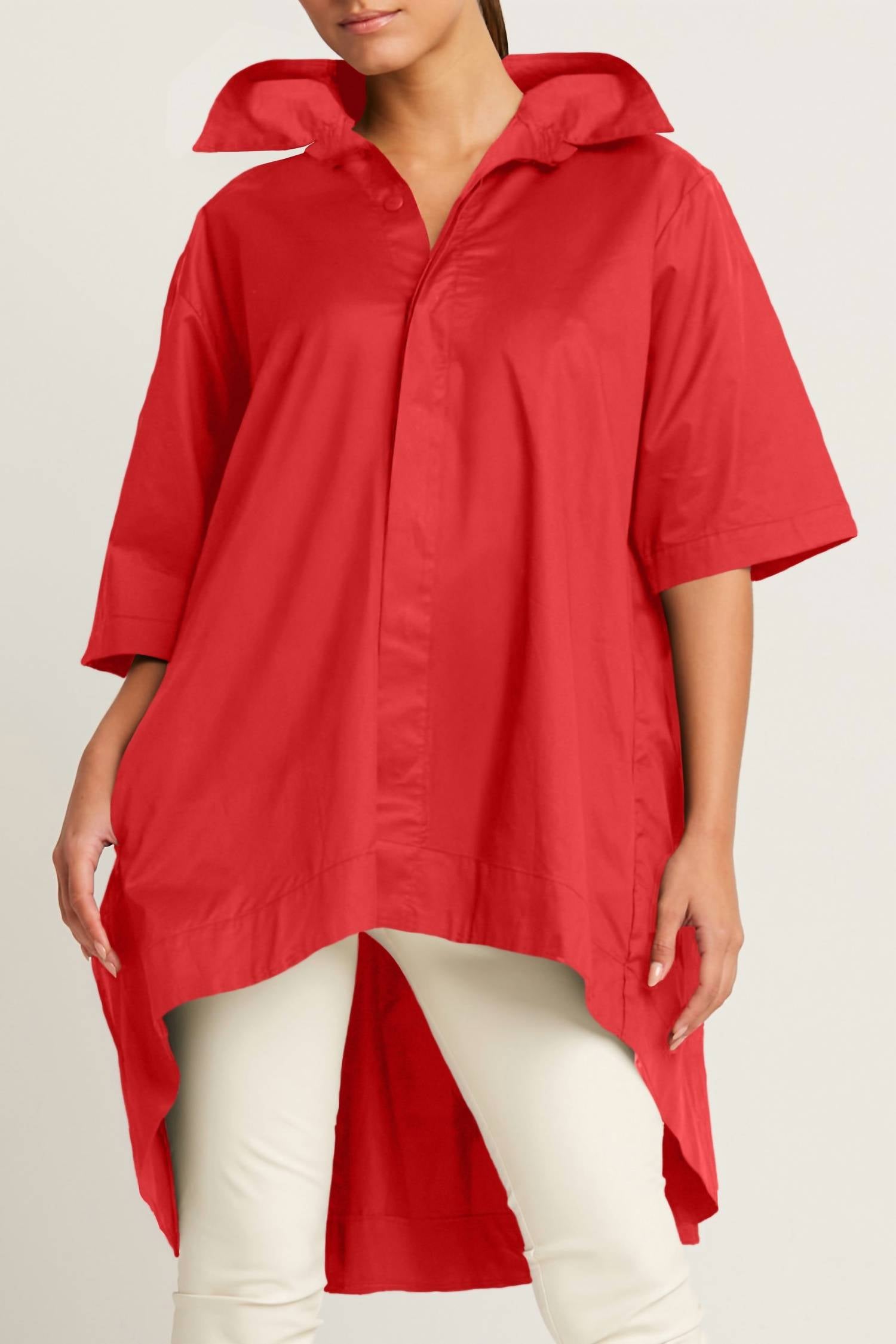 Planet By Lauren G. - Pleat Back Shirt