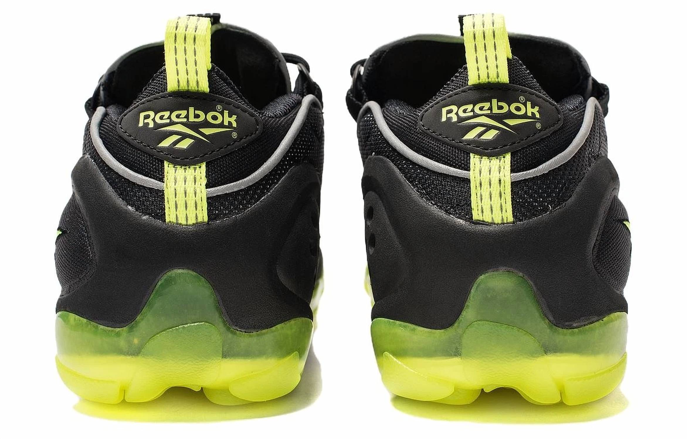 Reebok Men's Dmx Run 10 Atmos Sneakers in black green - men's sneaker - alternate view