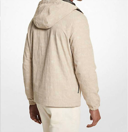 Michael Kors - Crinkled Woven Hoodie Cargo Jacket