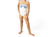 Shade Critters - Girl's Embroidered One Piece Swimsuit