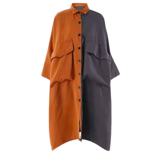 Eam - Vibrant Horizon Shirt Dress