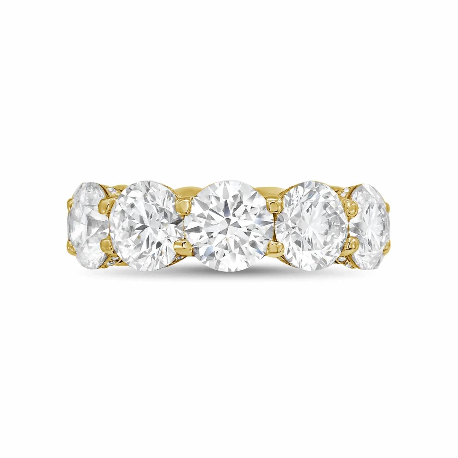Diana M Jewels - Women's Round Lab-Grown Diamond Eternity Band (15.00 Ct) - Grand