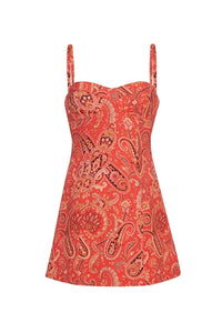 Cara Cara - Claudine Mini Classic Paisley Dress
