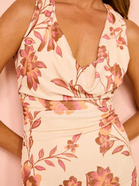 Ownley Gemma Mini Dress in vanilla floral - women's dress - view 5