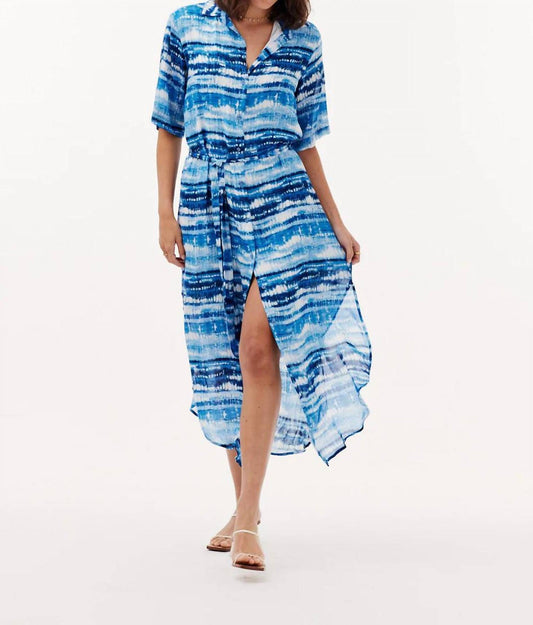 BRIELLE MAXI SHIRT DRESS