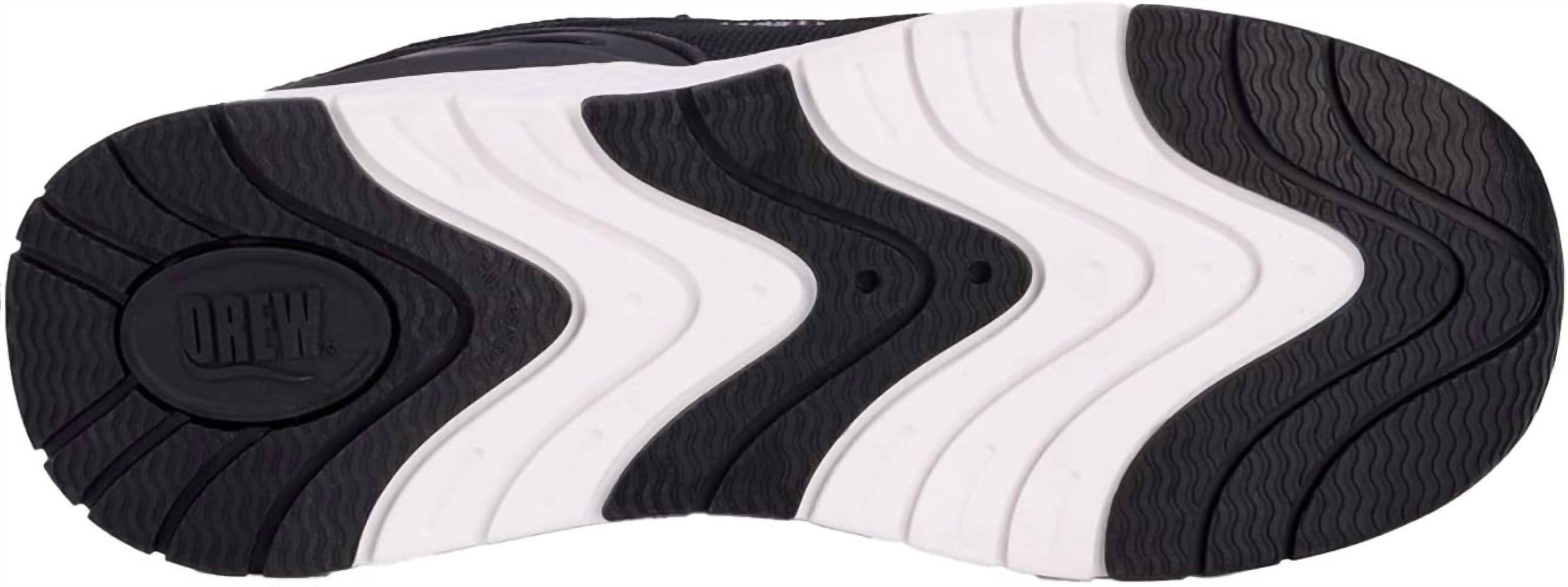 DREW Women's Halo Anti Slip Sneakers in black mesh combo - women's sneaker - view 6