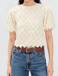 Ulla Johnson - Ophelia Short Sleeve Top