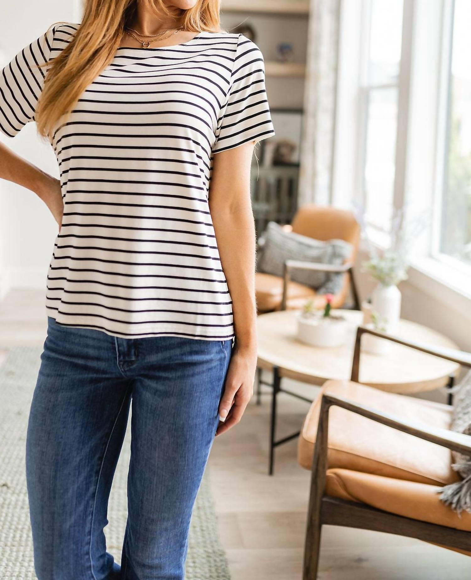 Sew In Love - You're My Sweetheart Striped Top