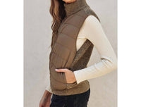 Dress Forum - Sherpa and Puff Contrast Vest