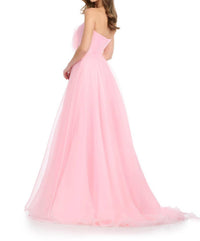Ashleylauren - Strapless Organza Gown