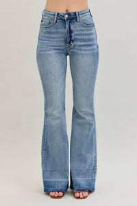 Judy Blue - High Waist Tummy Control Release Hem Flare Jeans