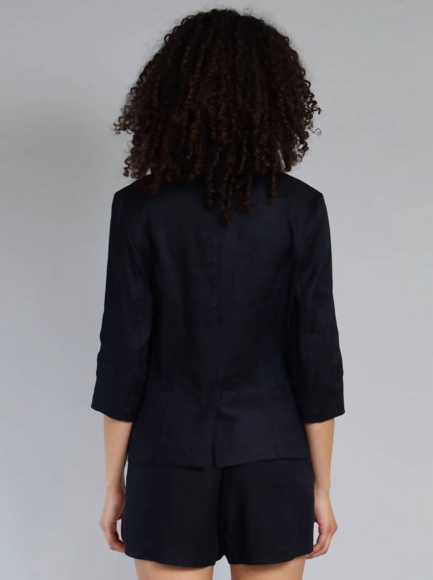 Lola & Sophie - Stretch Linen Twill Blazer
