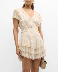 Loveshackfancy - Cerilo Lace Mini Dress