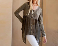 Young Threads - Stonewashed Rayon Top