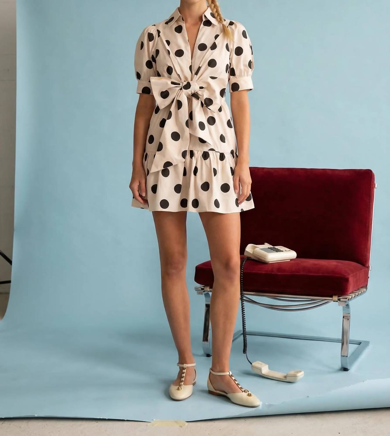 Heyson - Print Puff Sleeve Dress