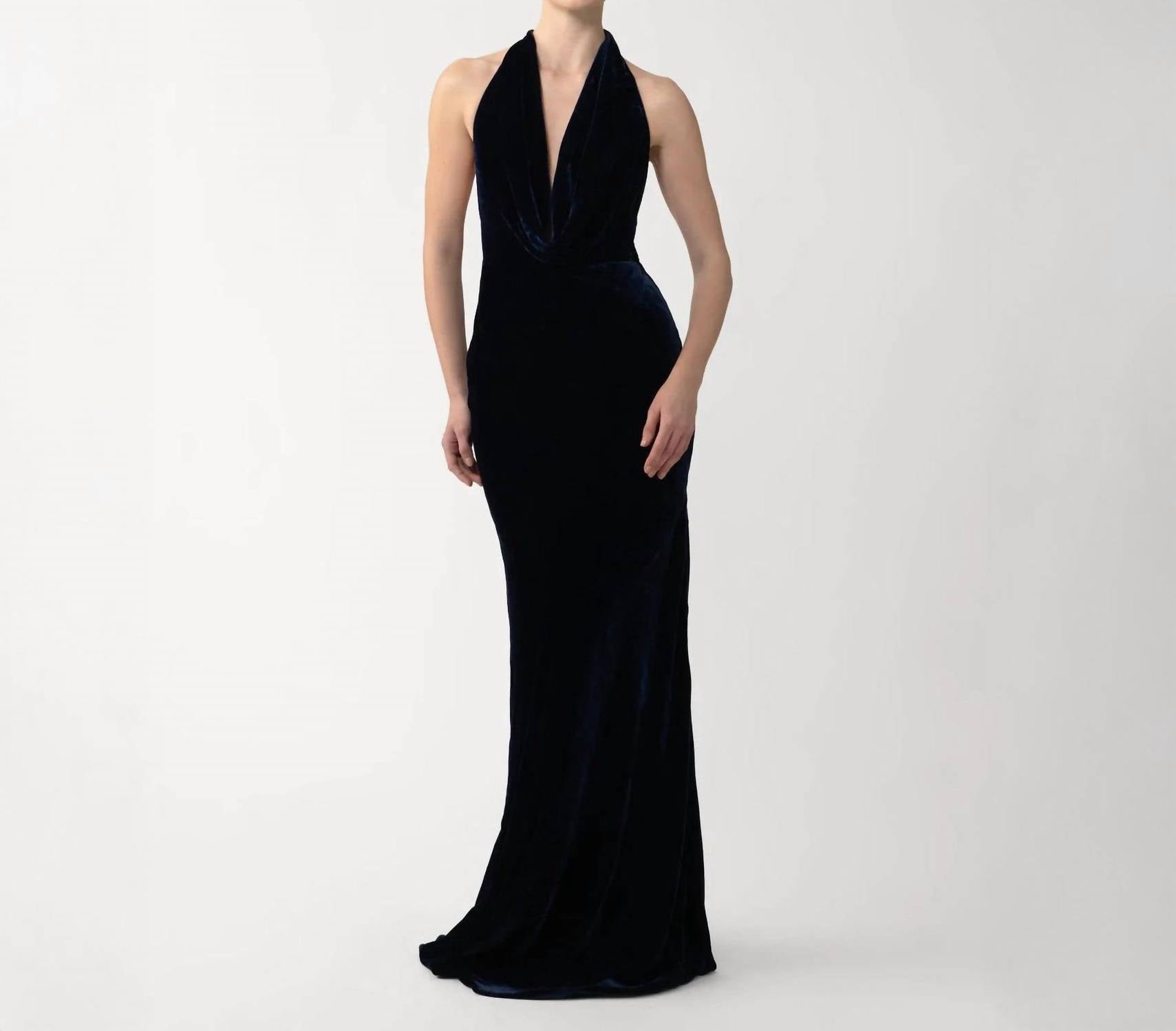 Sau Lee - Pearl Velvet Gown