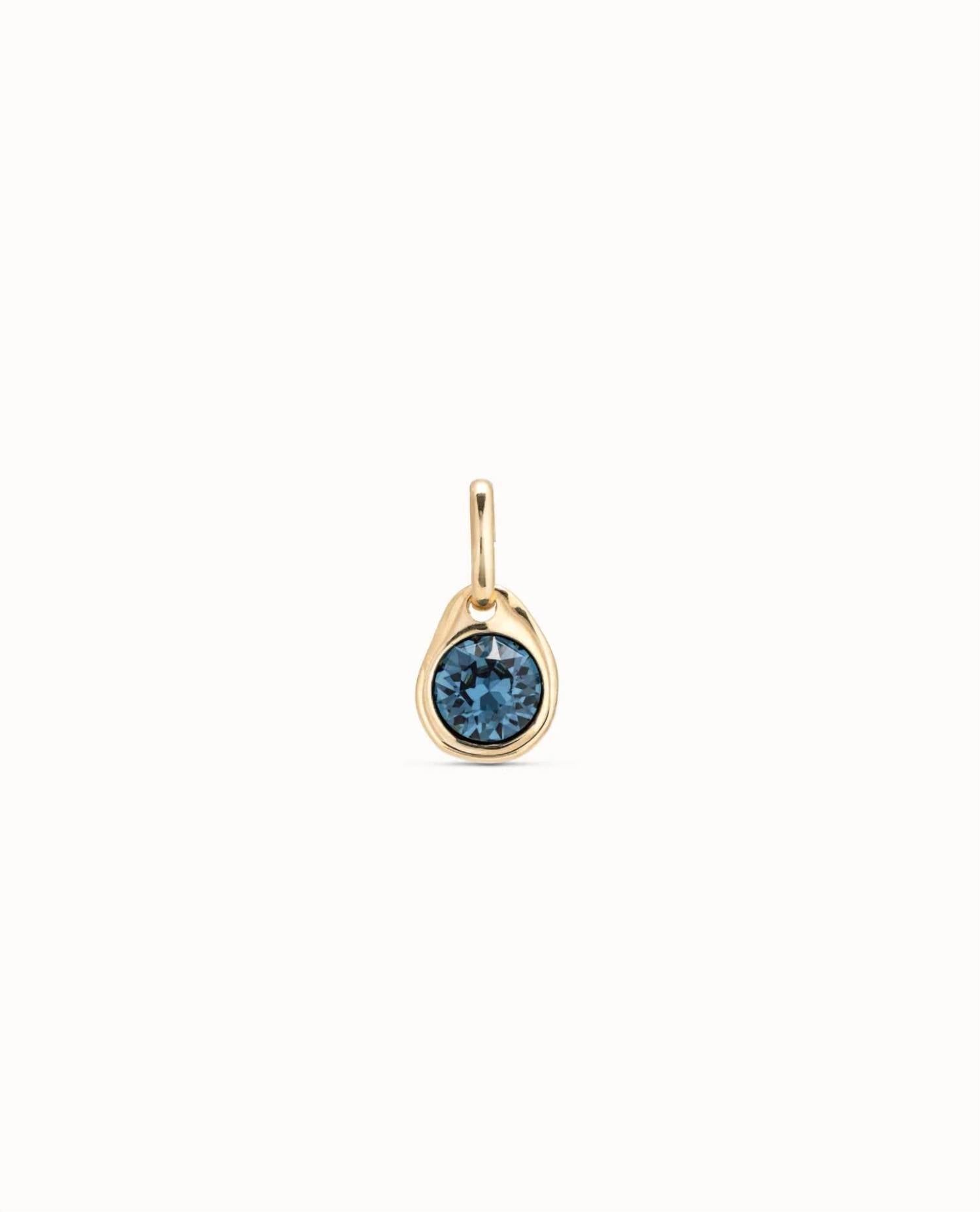 Unode50 - Women's Circular Charm With Crystal Pendant
