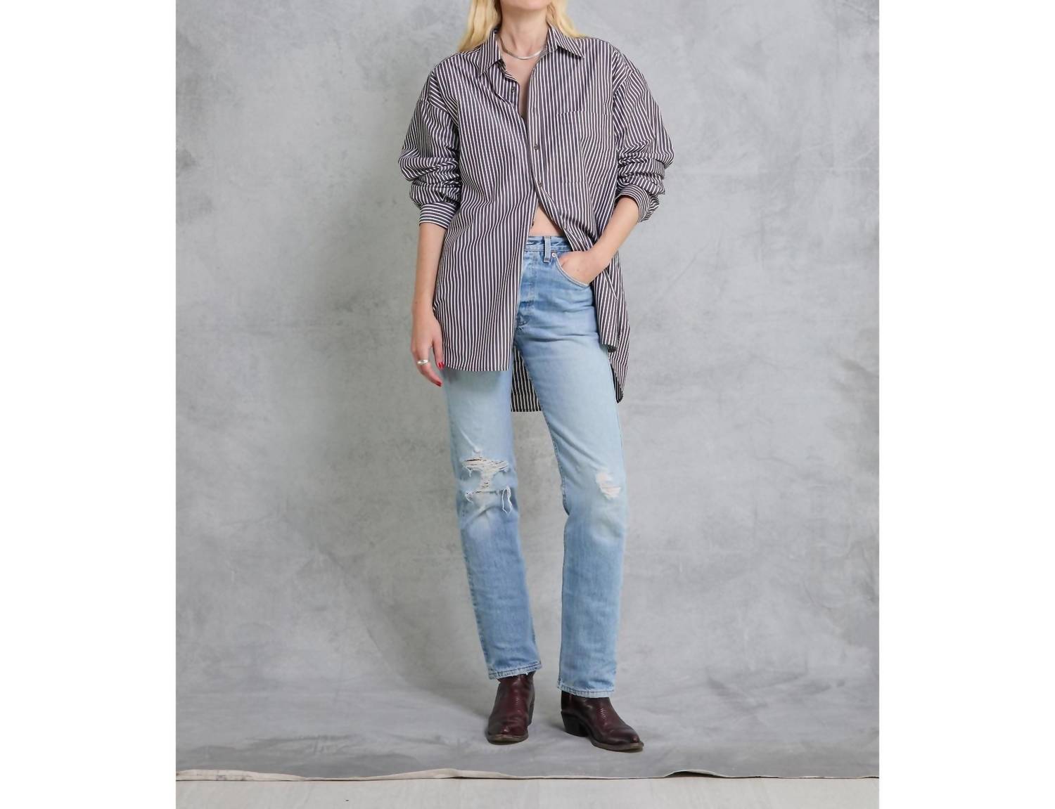 Mamene - Repeat Button-down Shirt