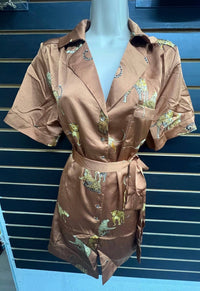 ee:some Women's Shirt Romper in animal print - women's pants