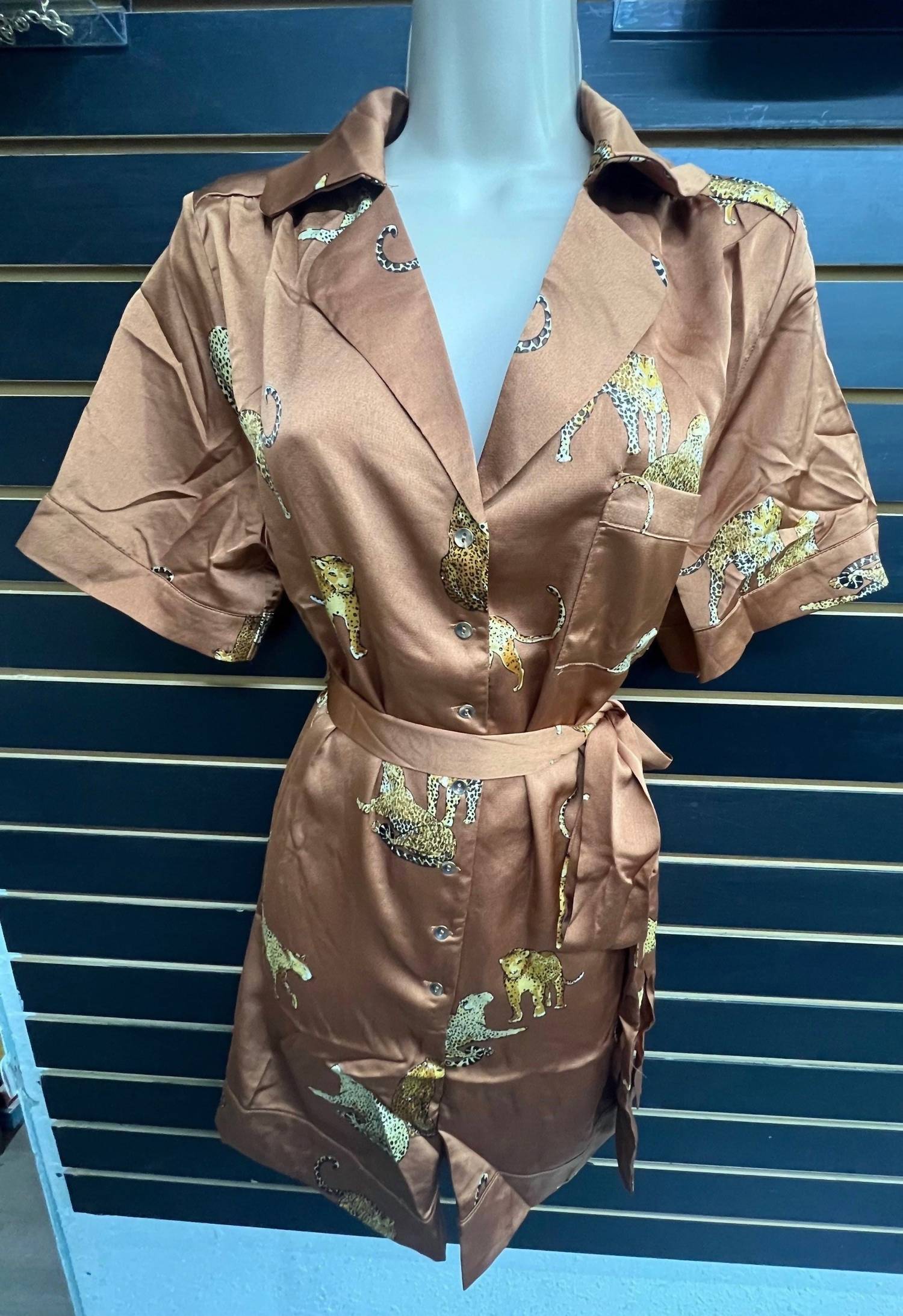 ee:some Women's Shirt Romper in animal print - women's pants