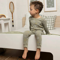 Petit Lem - Kid's Printed Long Sleeve Pajama Set