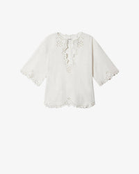 ISABEL MARANT Shana Top in white - women's t-shirt - view 5