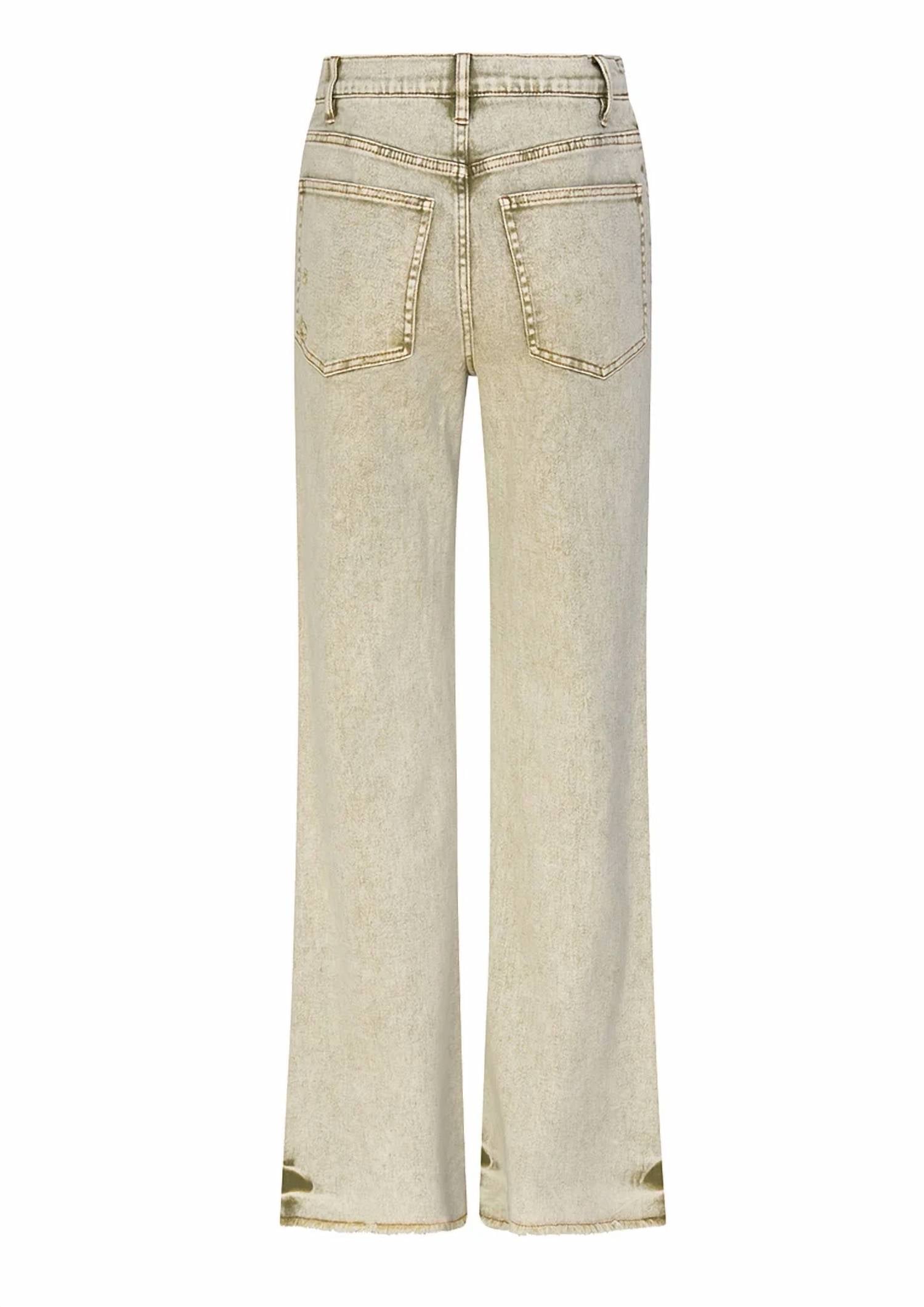 Circular Path - High Rise Flare Jean