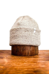 Upstate Stock Unisex Melange Ragg Wool Beanie in oatmeal - men's hat