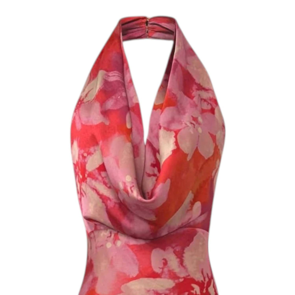 Dress Forum - Women's Petal Martini Draped Halter Neck Maxi Dress