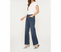 Mica Denim - High Rise Loose Fit Straight Leg Jeans