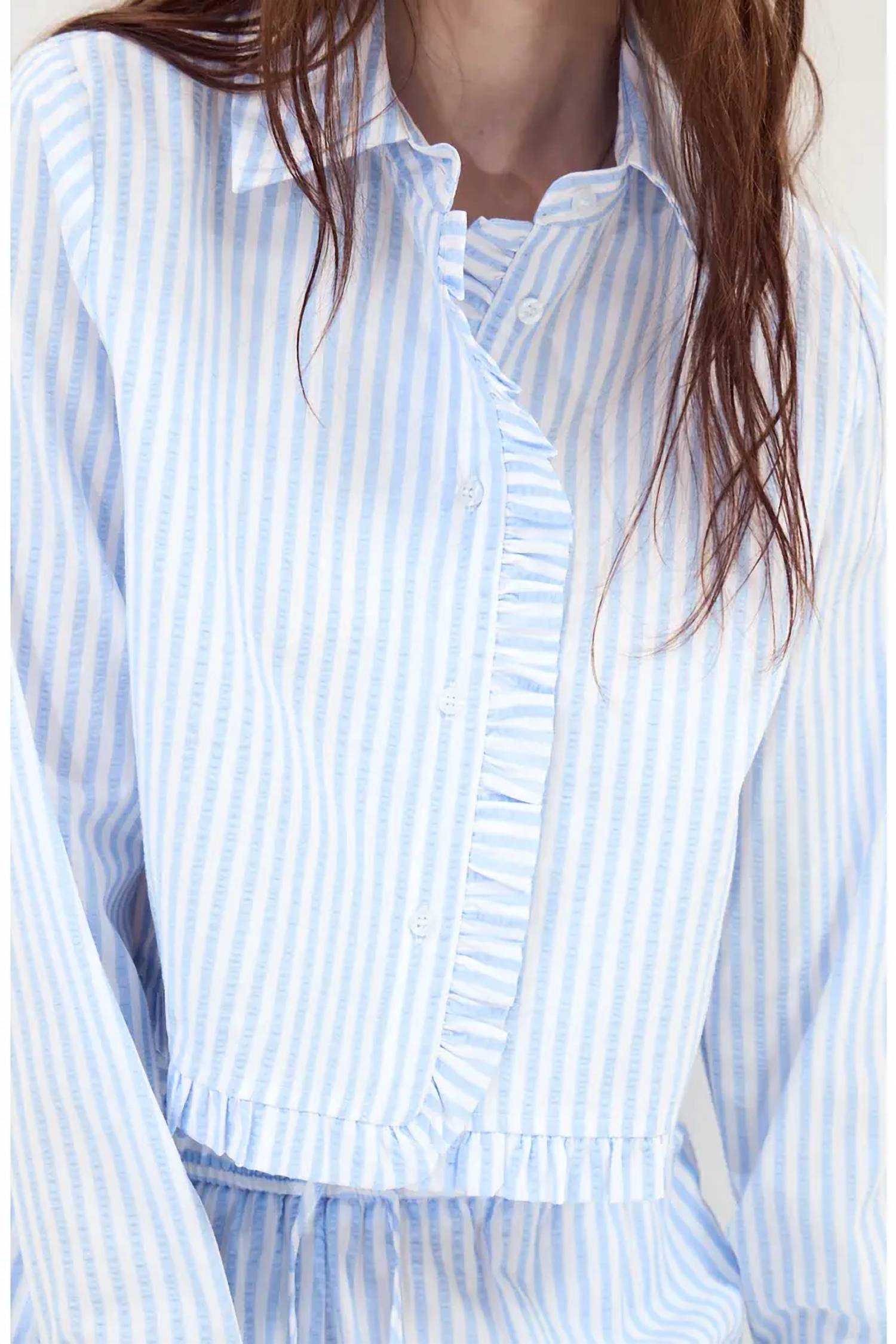 Deluc - Split Crop Shirt