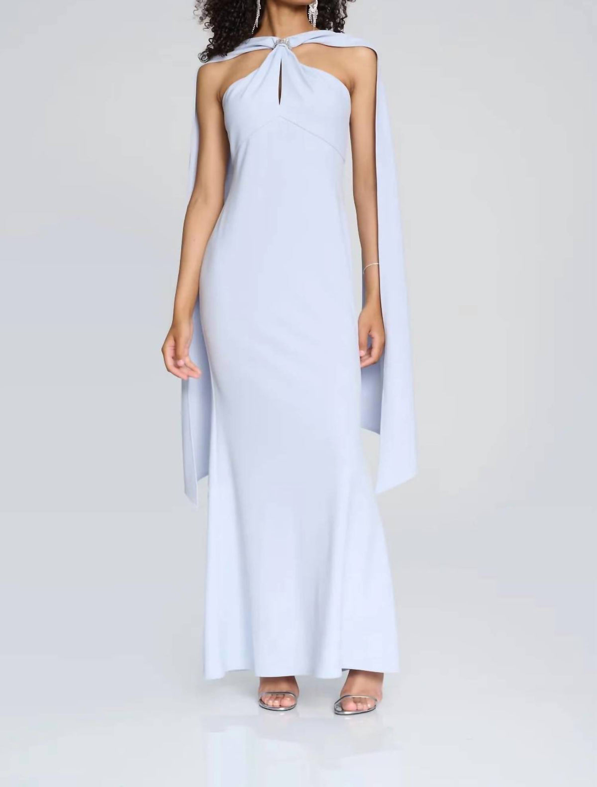 Joseph Ribkoff - Drape Sleeve Long Dress