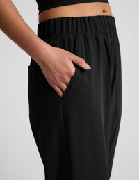 BEYOND YOGA Women’s Easy Wide Leg Pant in true black - women's pants - alternate view