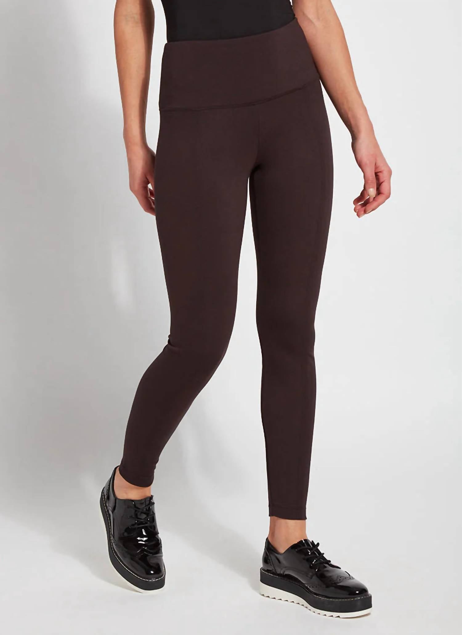 Lysse Signature Center Seam Legging in double espresso - women's pants