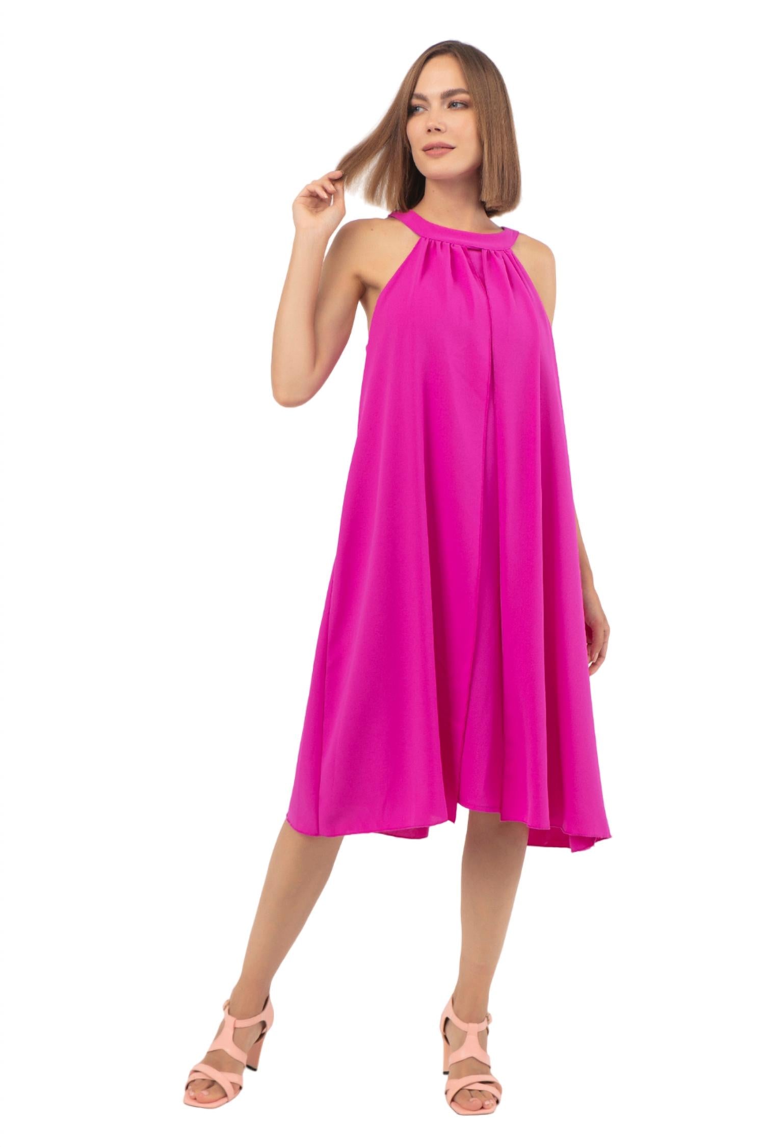 Isle By Melis Kozan - Halter Flutter Body Dress