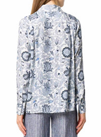 Gold Hawk - Paisley Blouse Blue