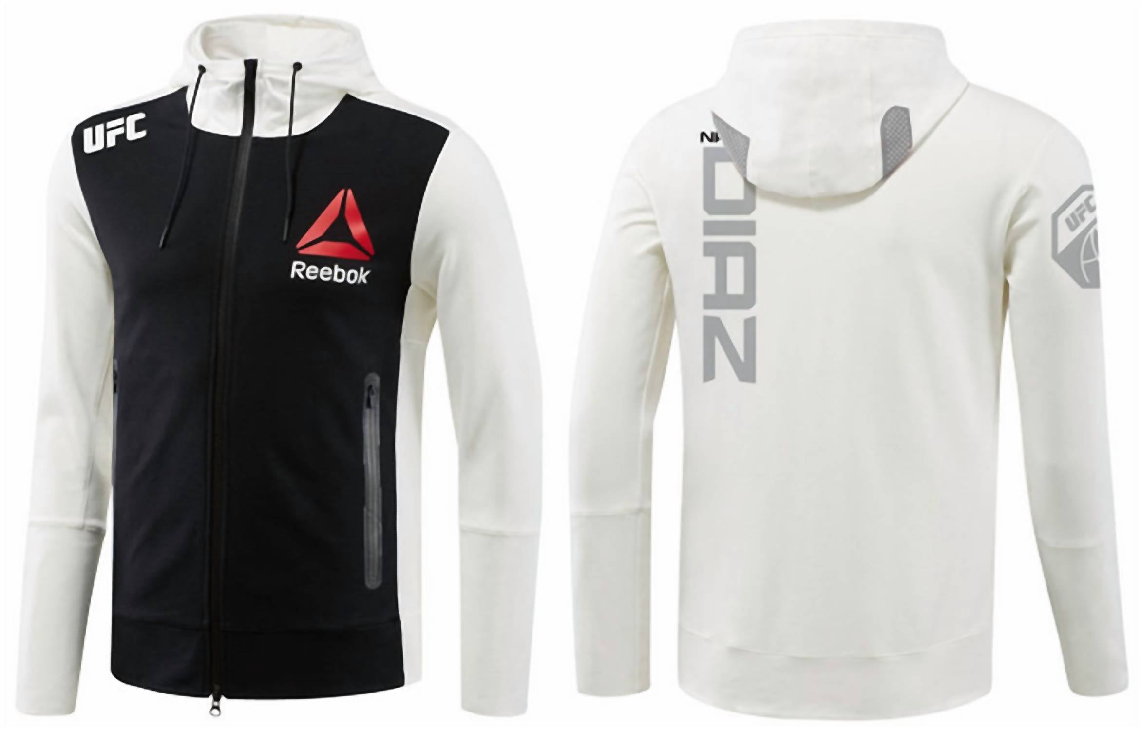 Reebok - Men's Ufc Fighter Kit Walkout Full-zip Hoodie