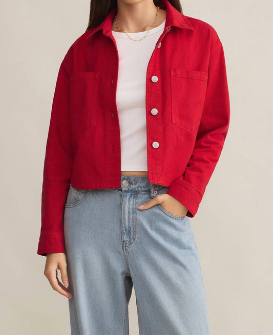 Z Supply - All Day Cropped Denim Jacket
