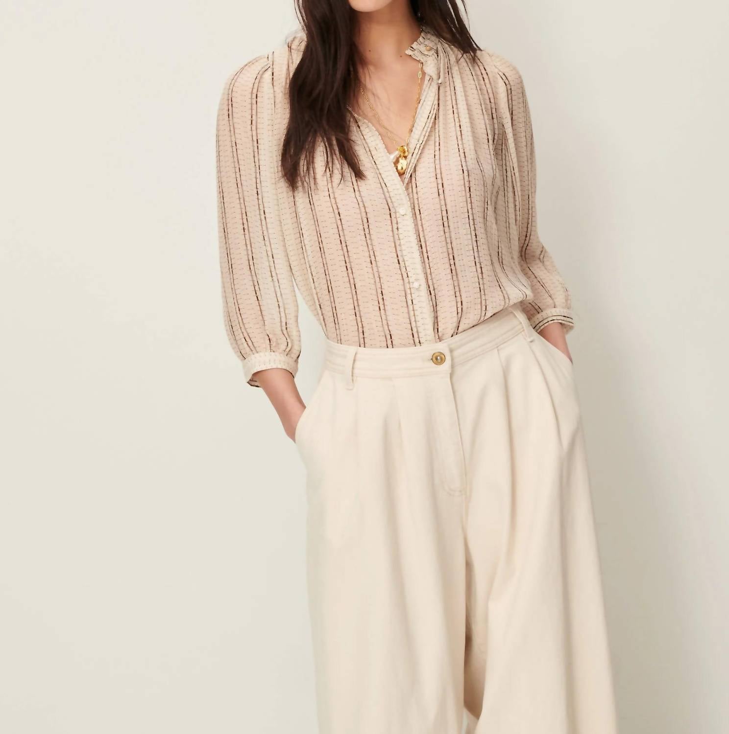 Sessun - Lylee Ruffle Collar Blouse