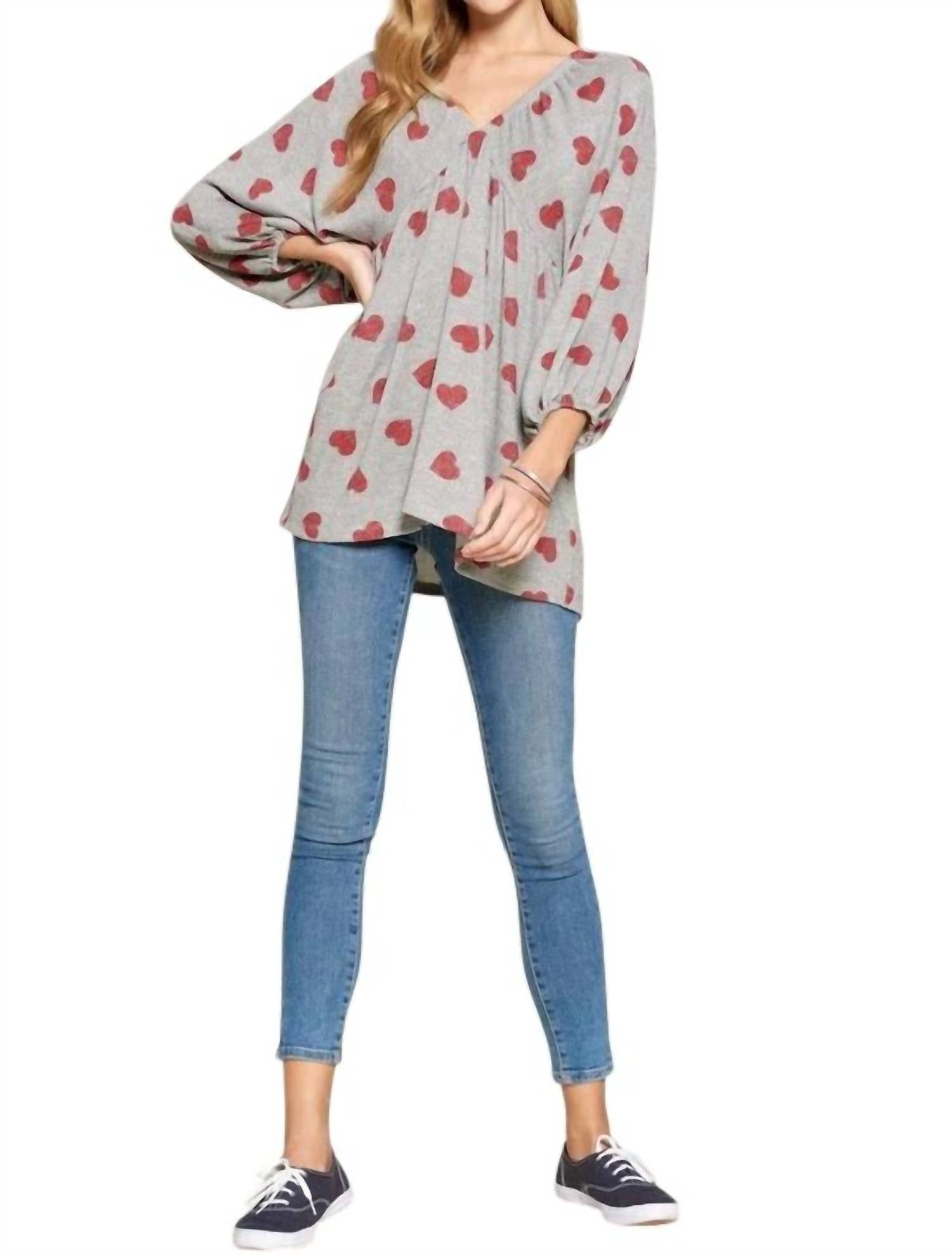 Oddi - Hearts Full of Love Blouse