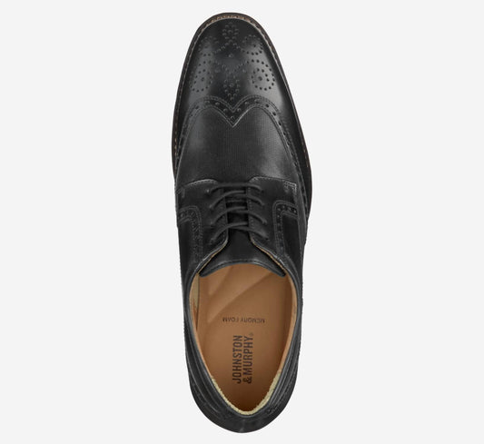 Johnston & Murphy - Men's Lewis Embossed Wingtip Shoes